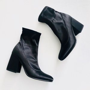 Marc Fisher Satin Sock Boots